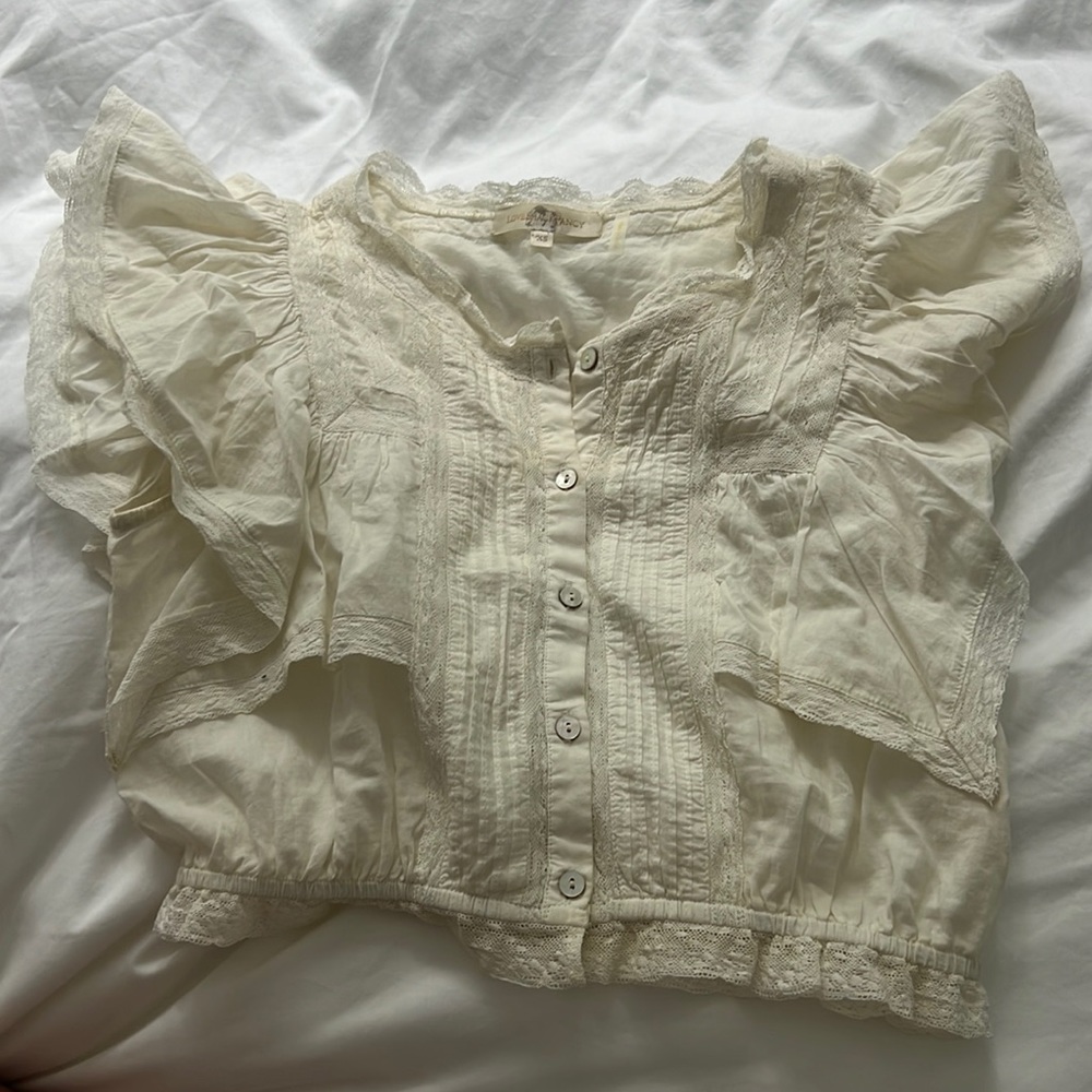 Loveshackfancy white top